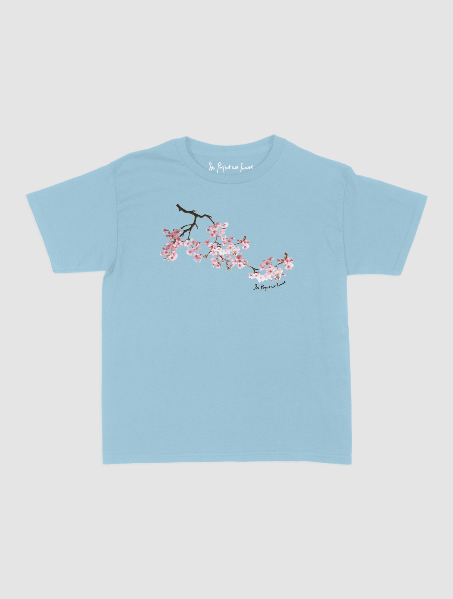 cherry blossom baby tee - In Print We Trust