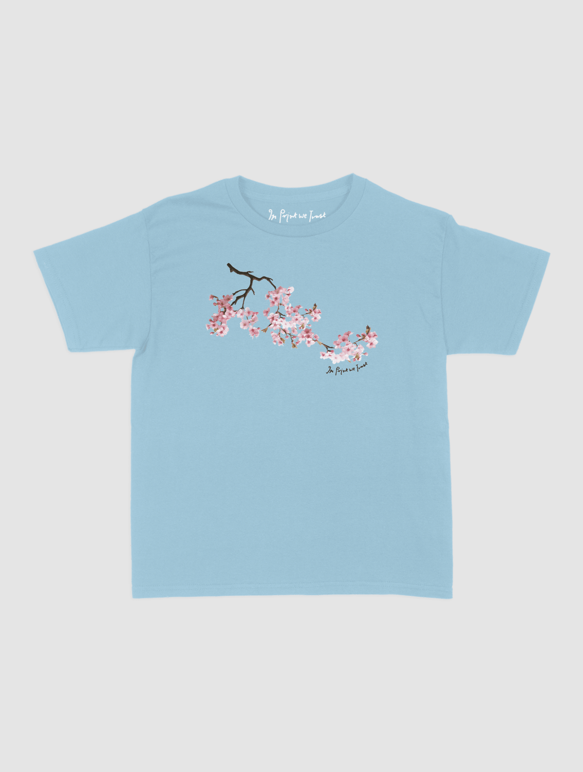 cherry blossom baby tee - In Print We Trust