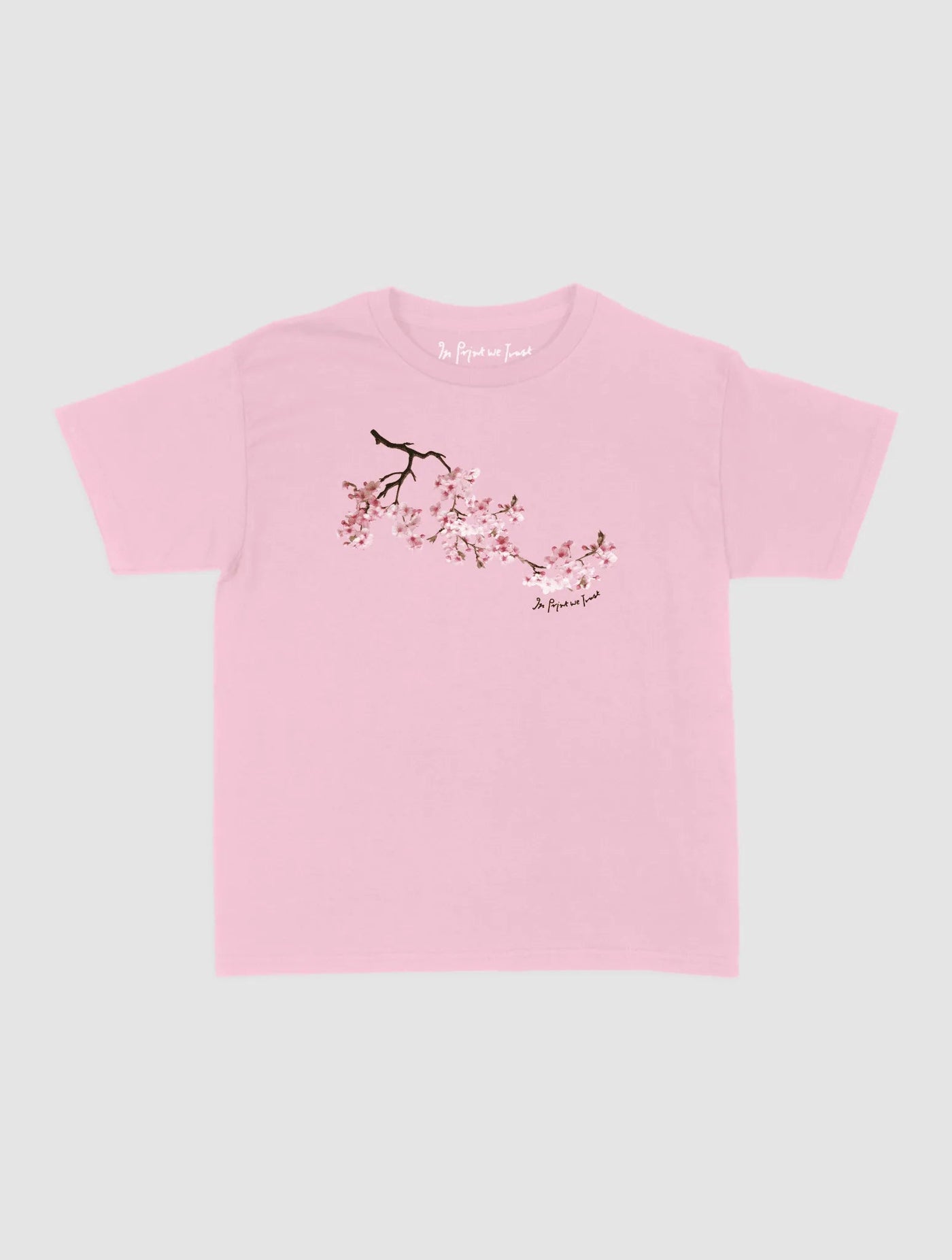 cherry blossom baby tee - In Print We Trust