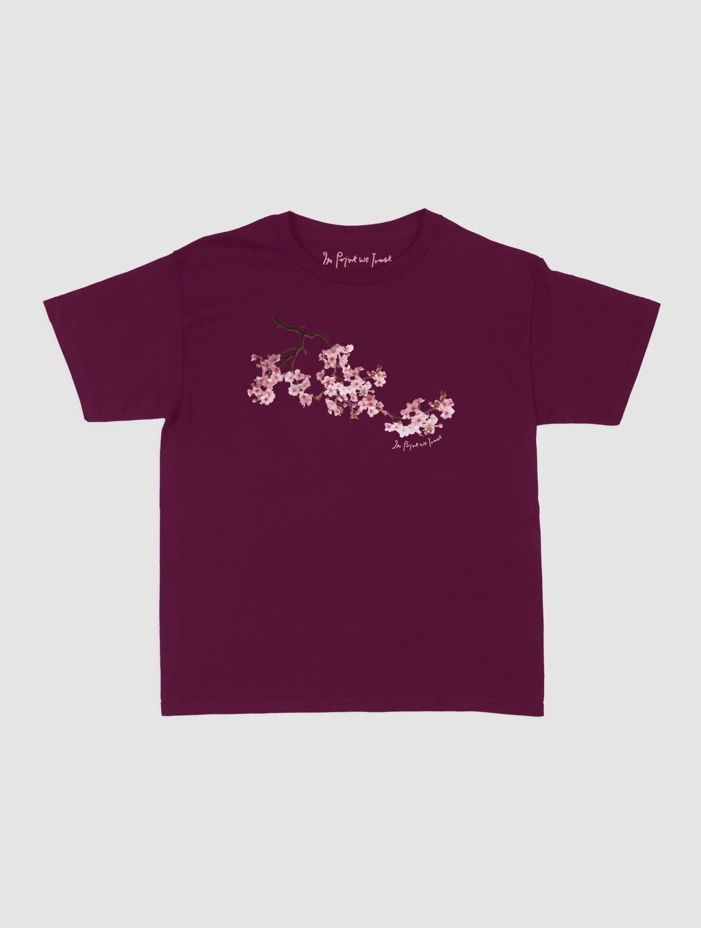 cherry blossom baby tee - In Print We Trust