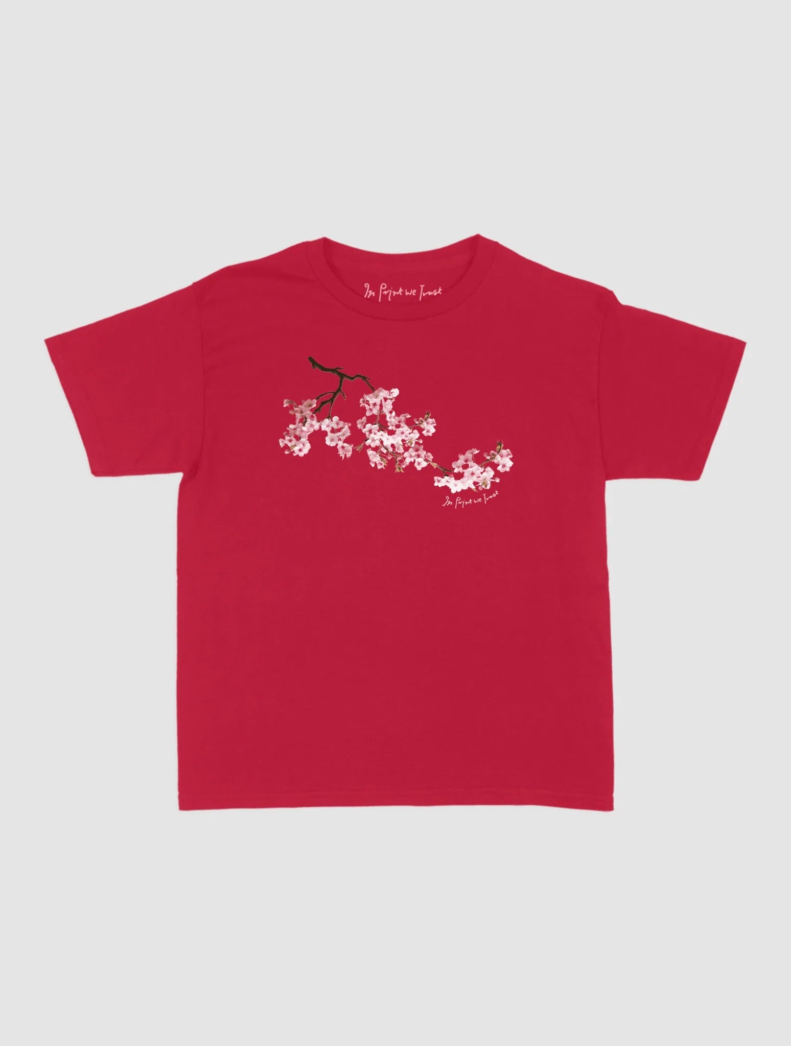 cherry blossom baby tee - In Print We Trust