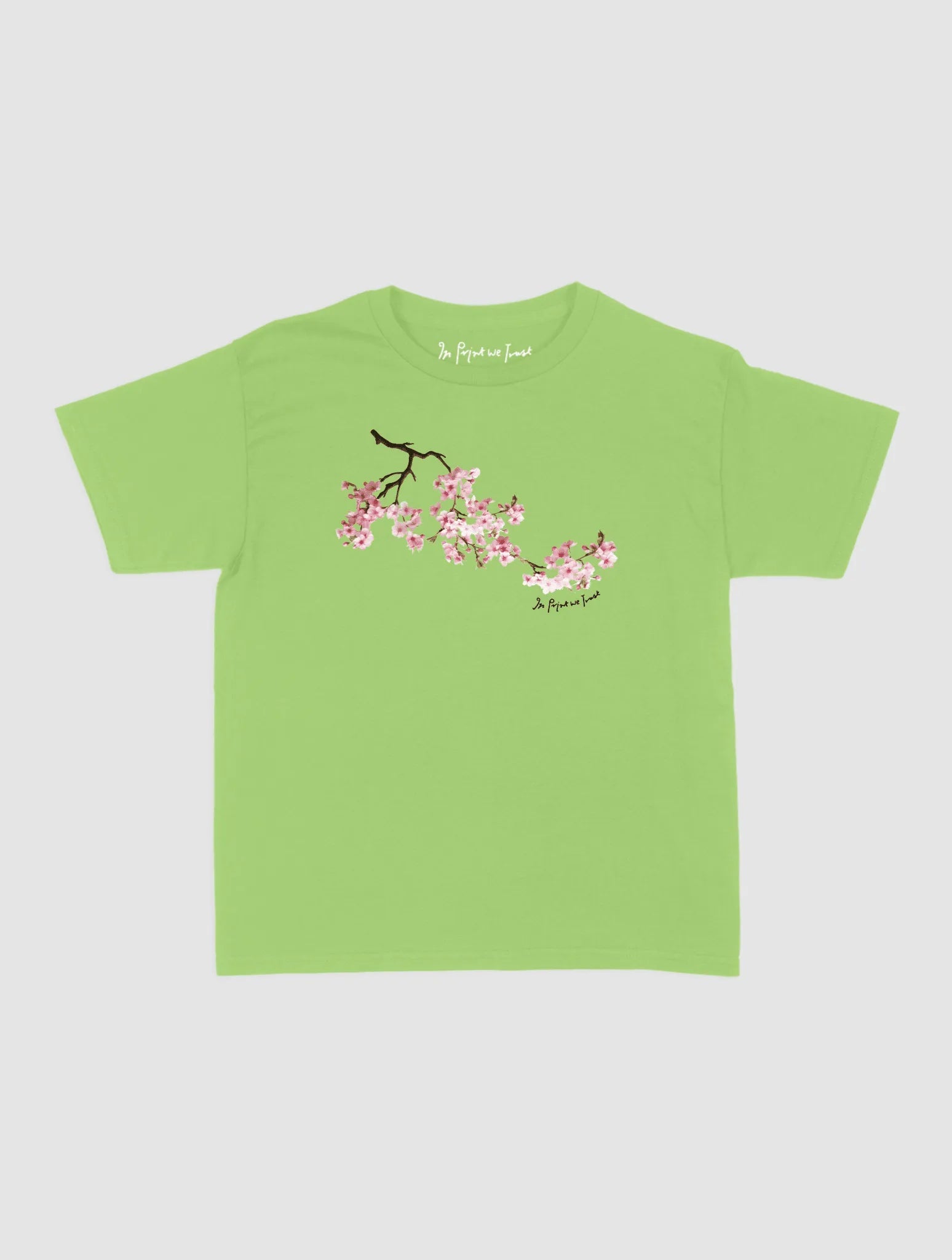 cherry blossom baby tee - In Print We Trust