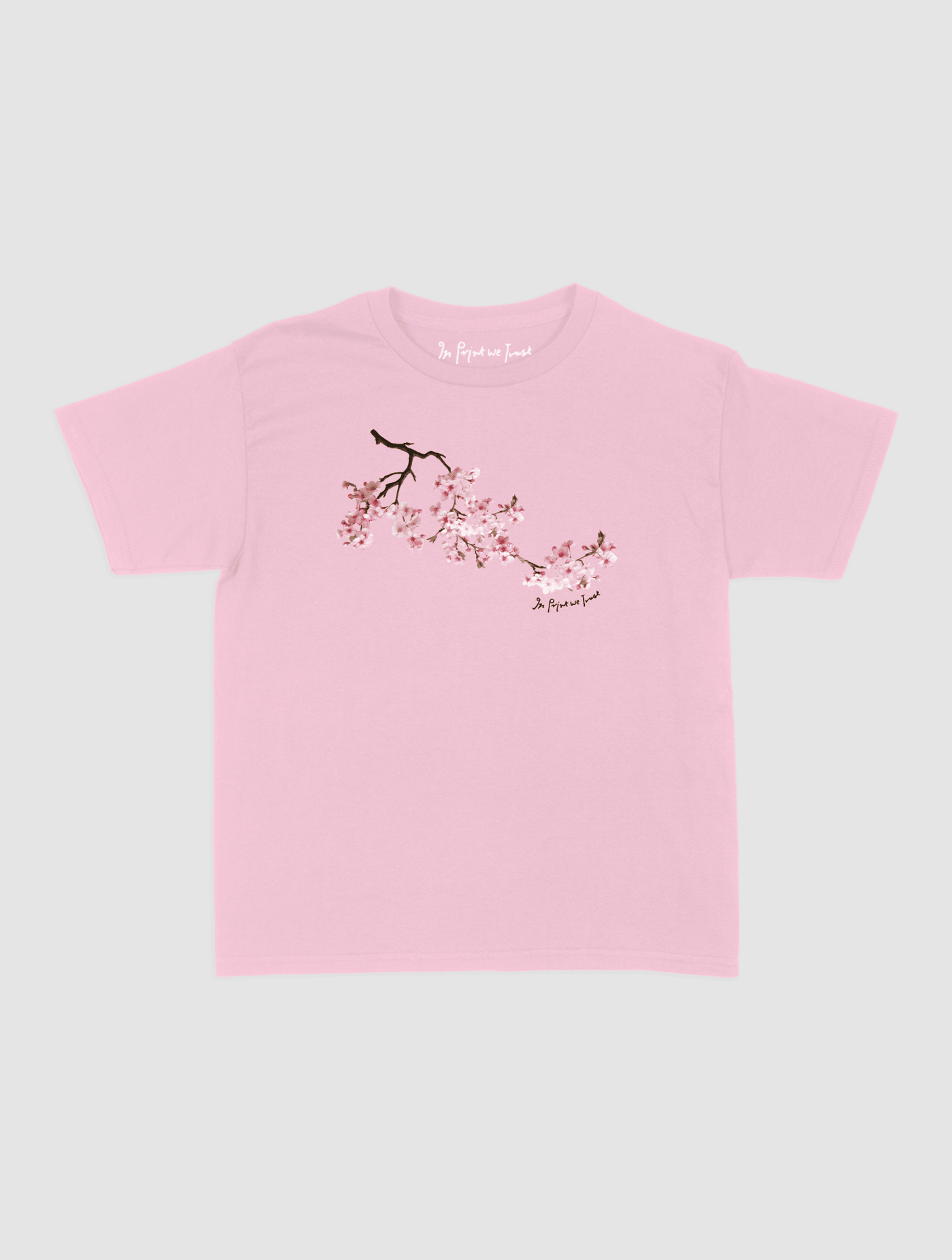 cherry blossom baby tee - In Print We Trust
