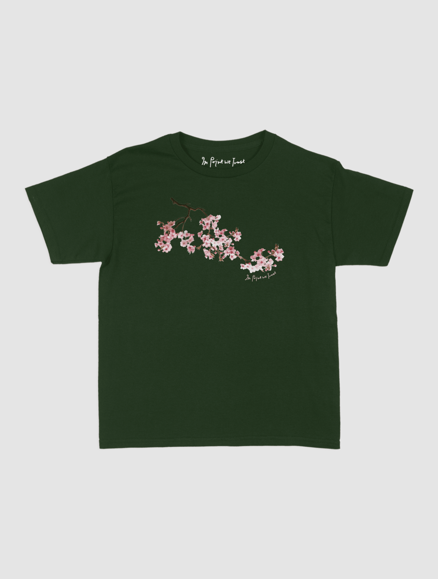 cherry blossom baby tee - In Print We Trust
