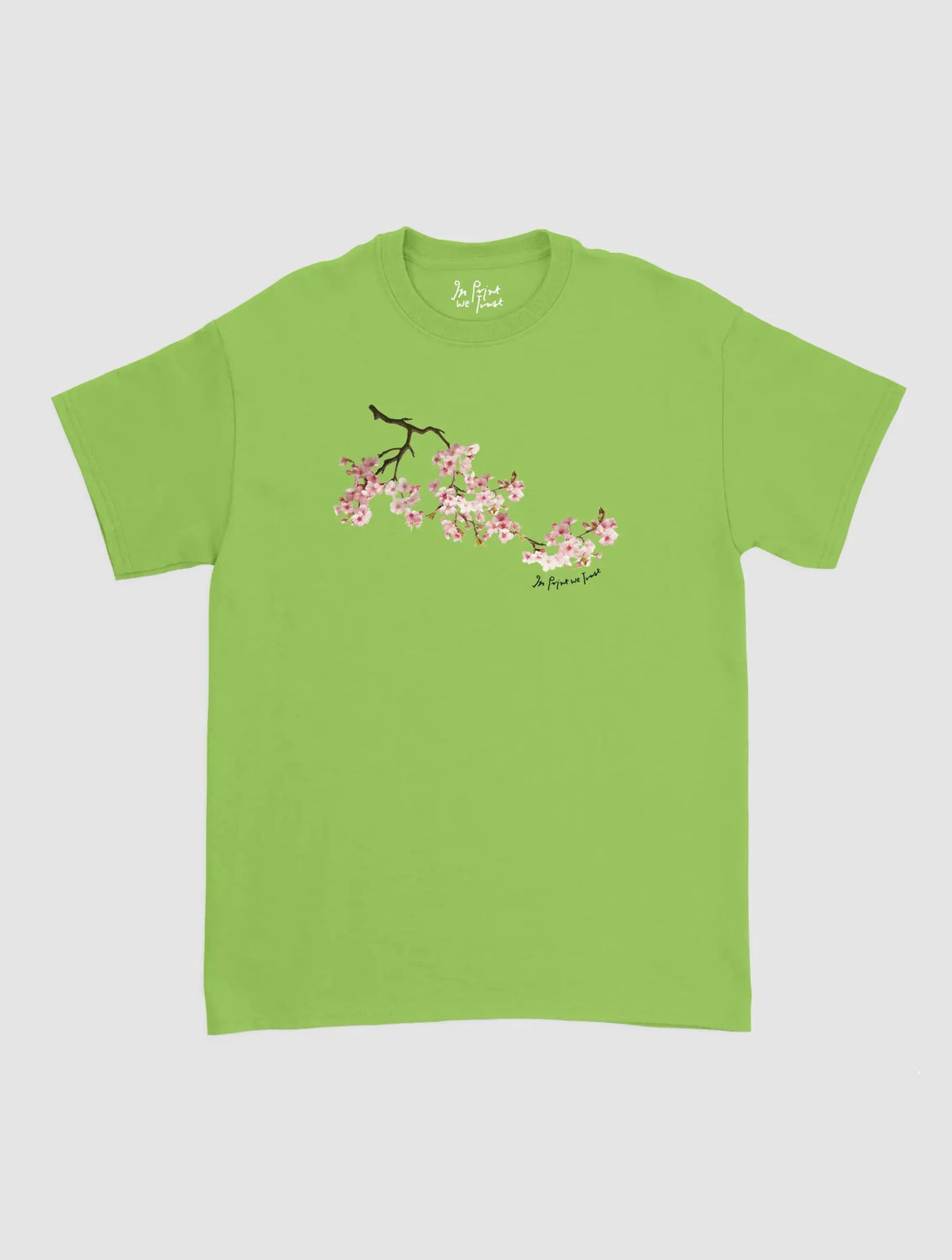 cherry blossom classic tee - In Print We Trust