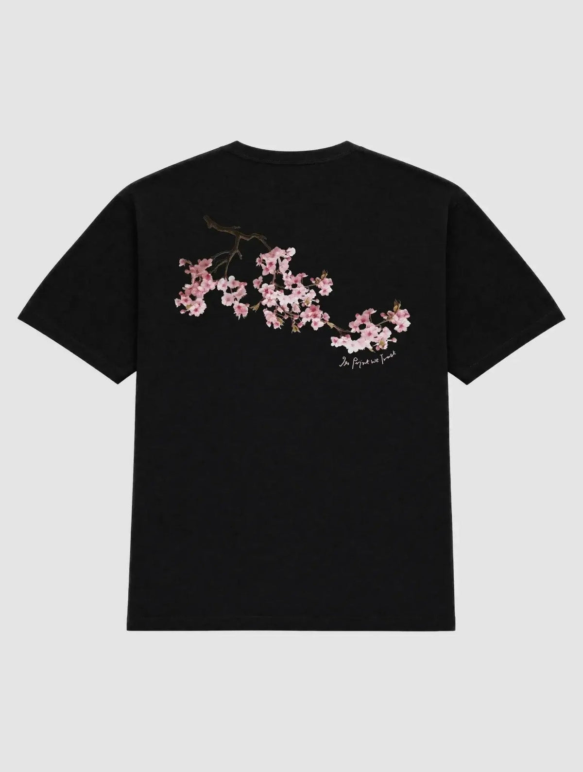cherry blossom heavyweight tee - In Print We Trust