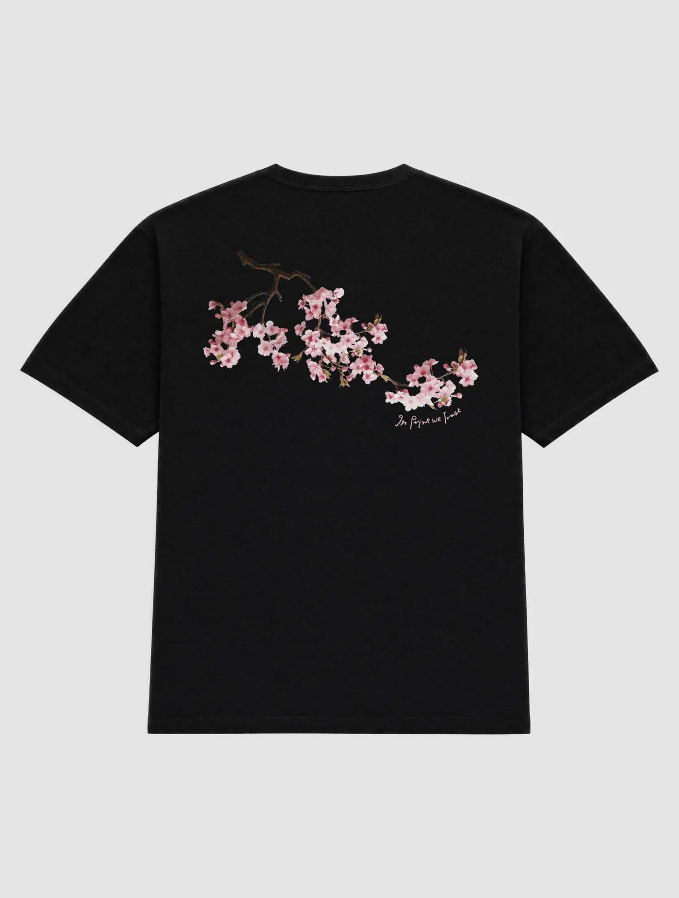 cherry blossom heavyweight tee - In Print We Trust