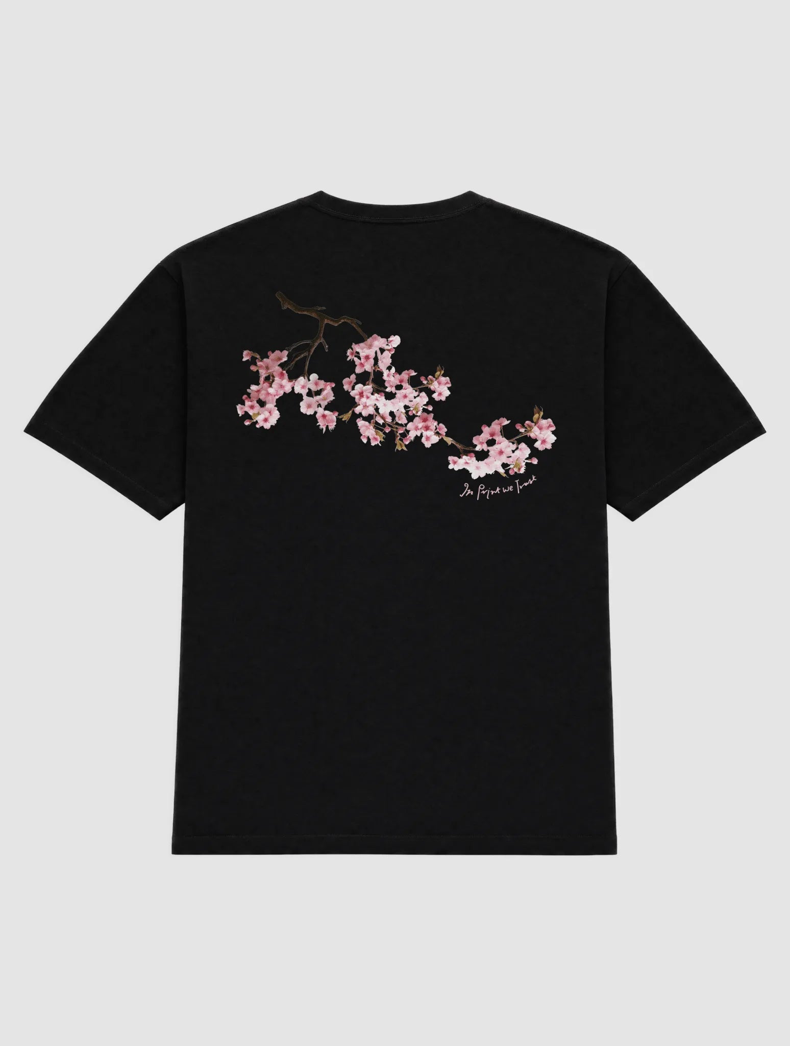 cherry blossom heavyweight tee - In Print We Trust