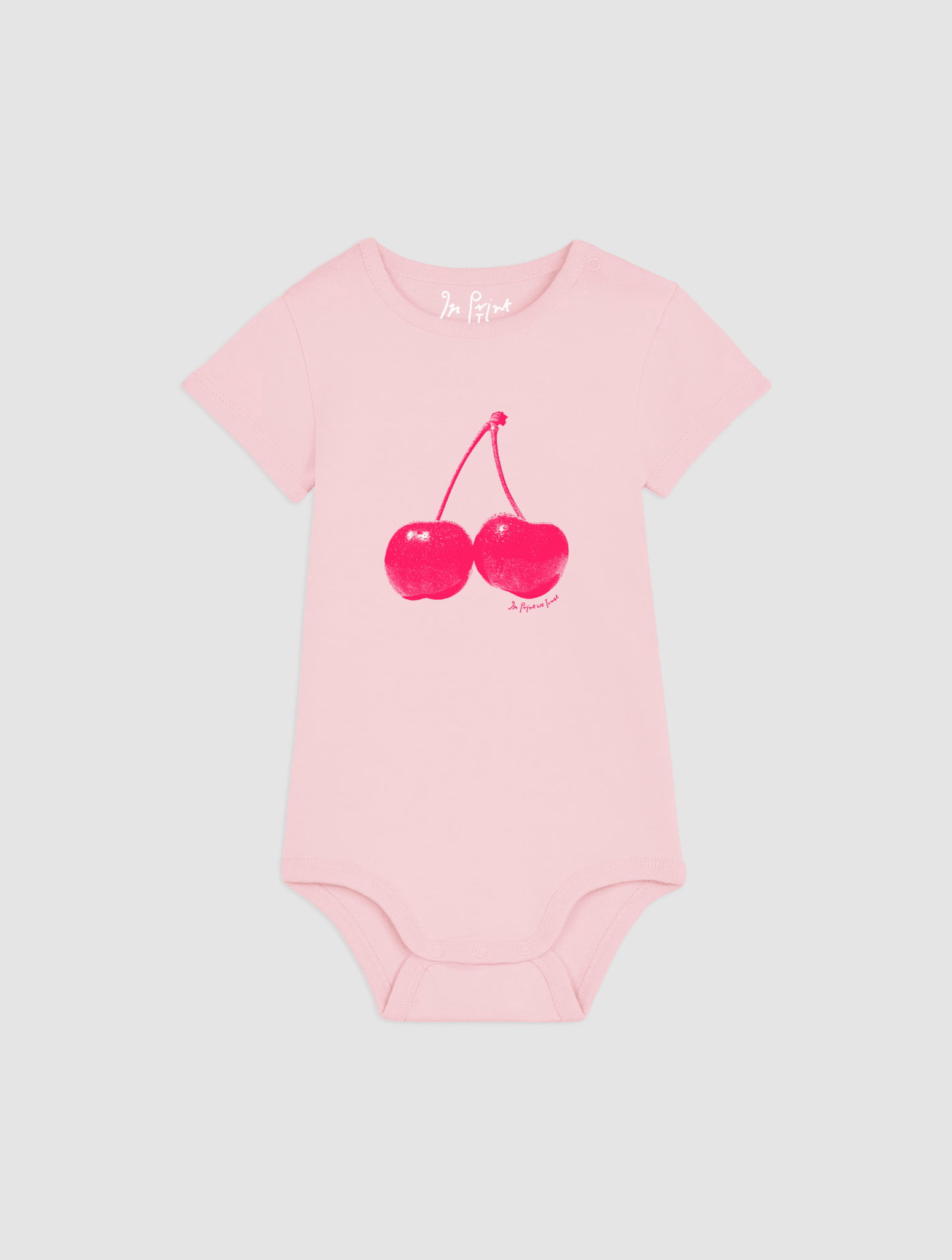 cherry bodysuit for babies - In Print We Trust