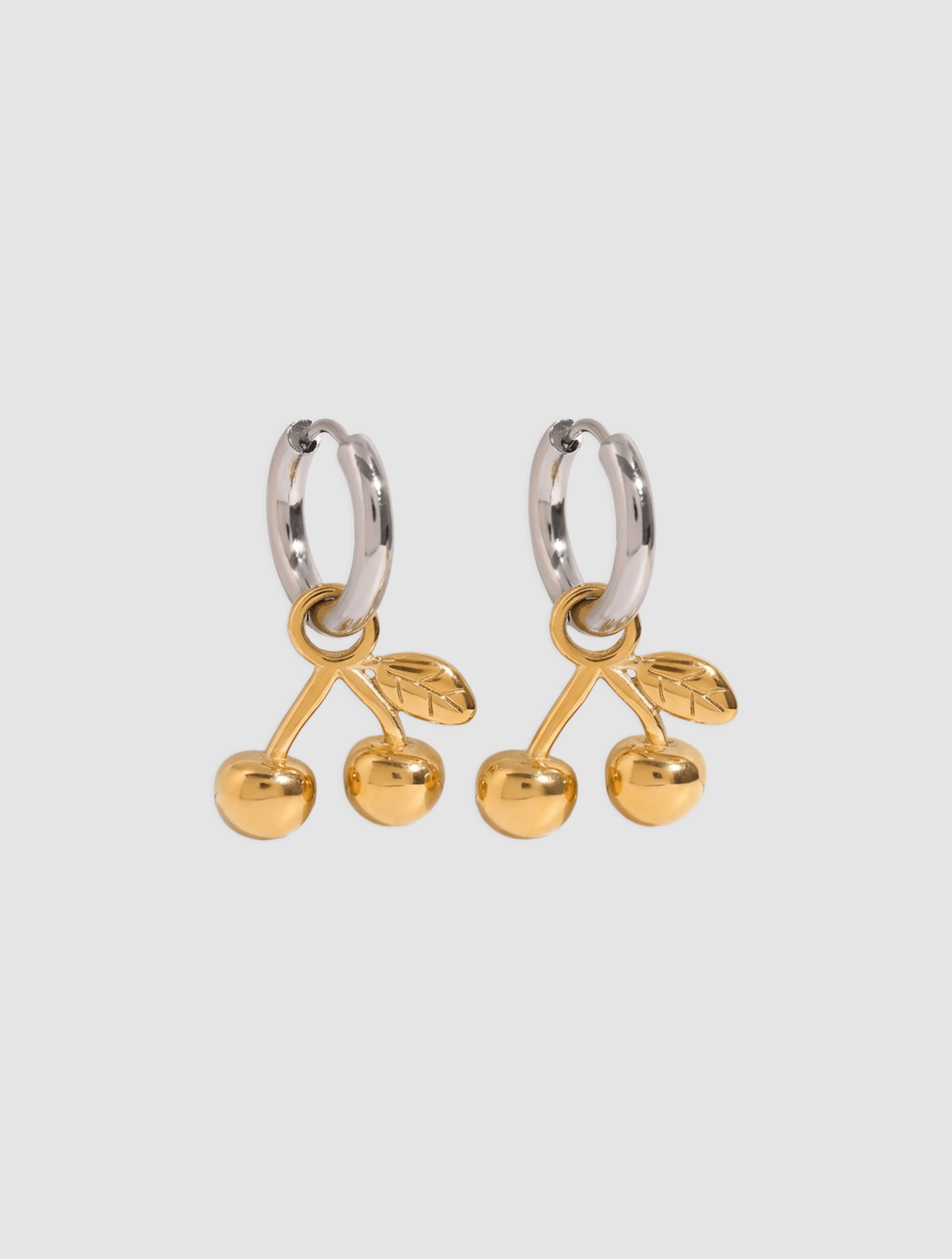 cherry charm earrings - In Print We Trust