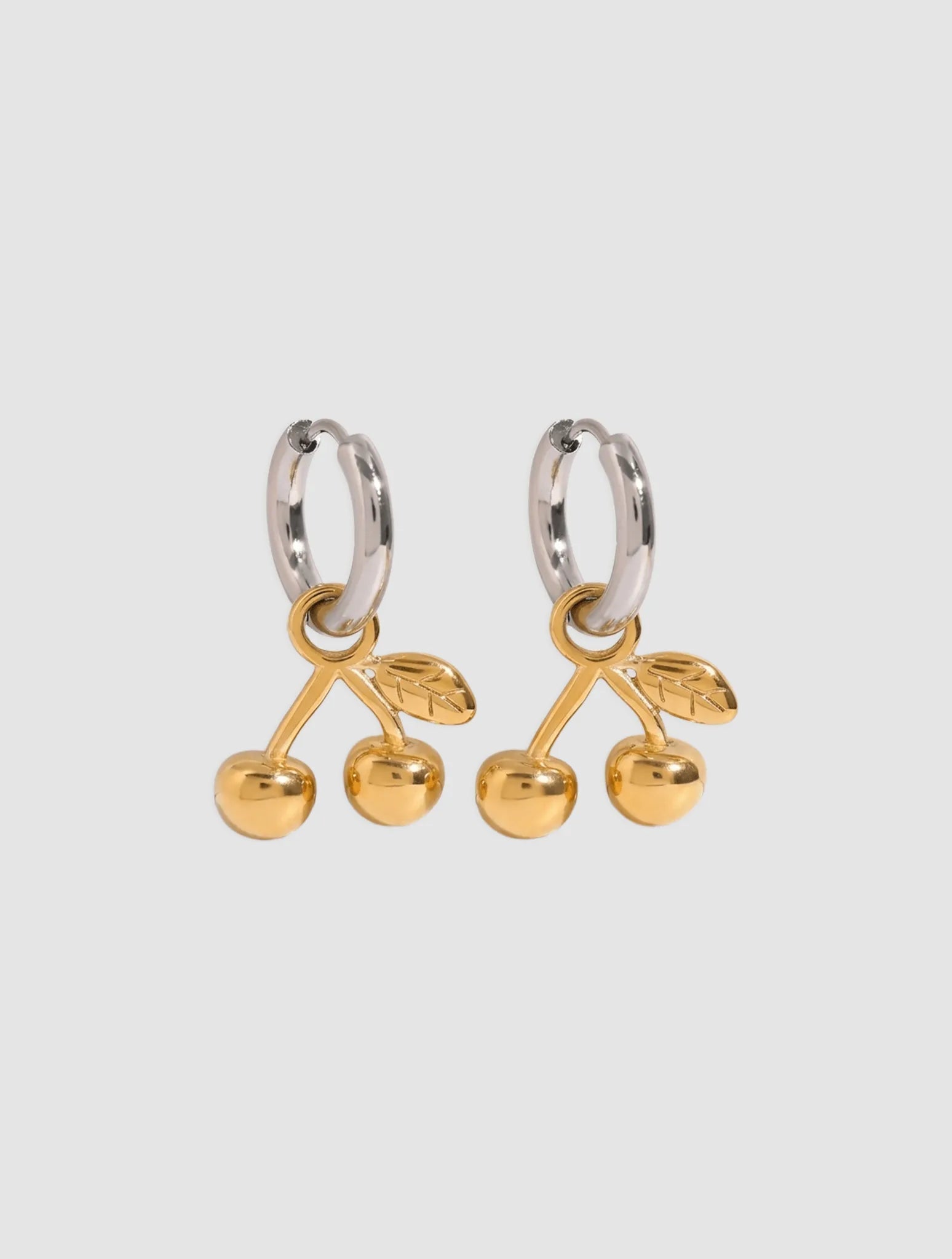 cherry charm earrings - In Print We Trust