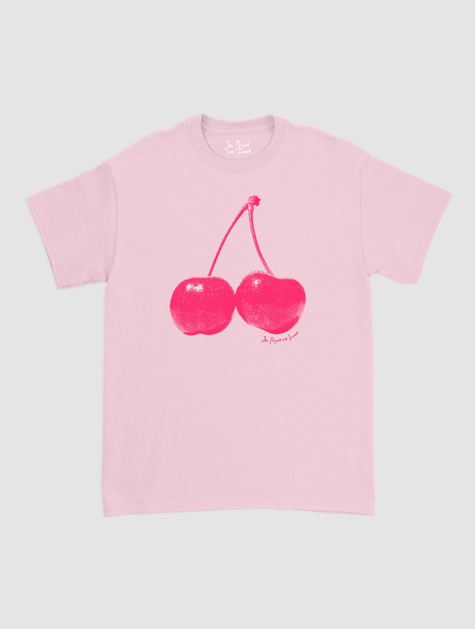 cherry classic tee - In Print We Trust