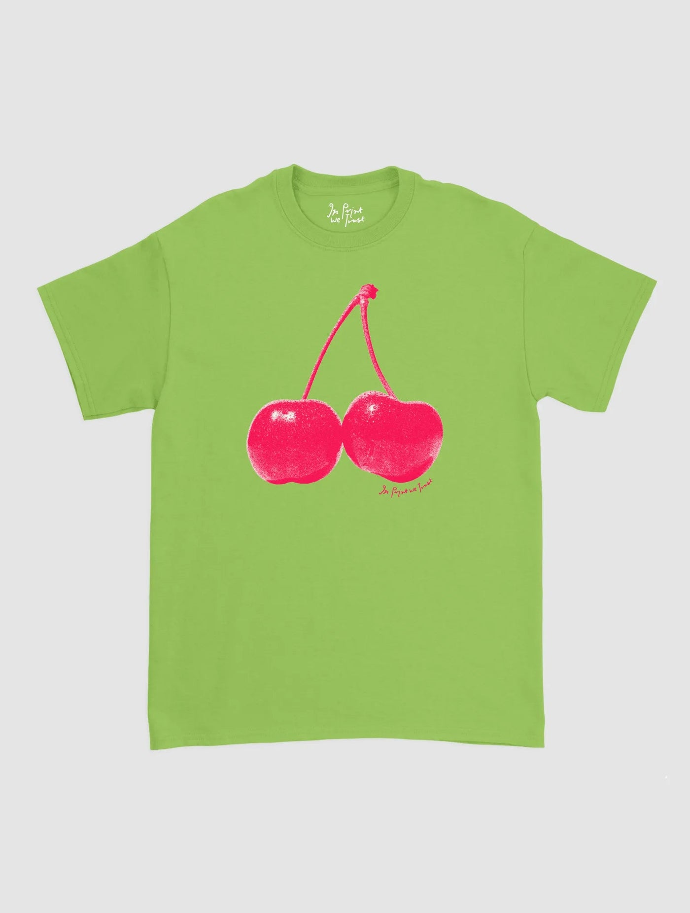 cherry classic tee - In Print We Trust