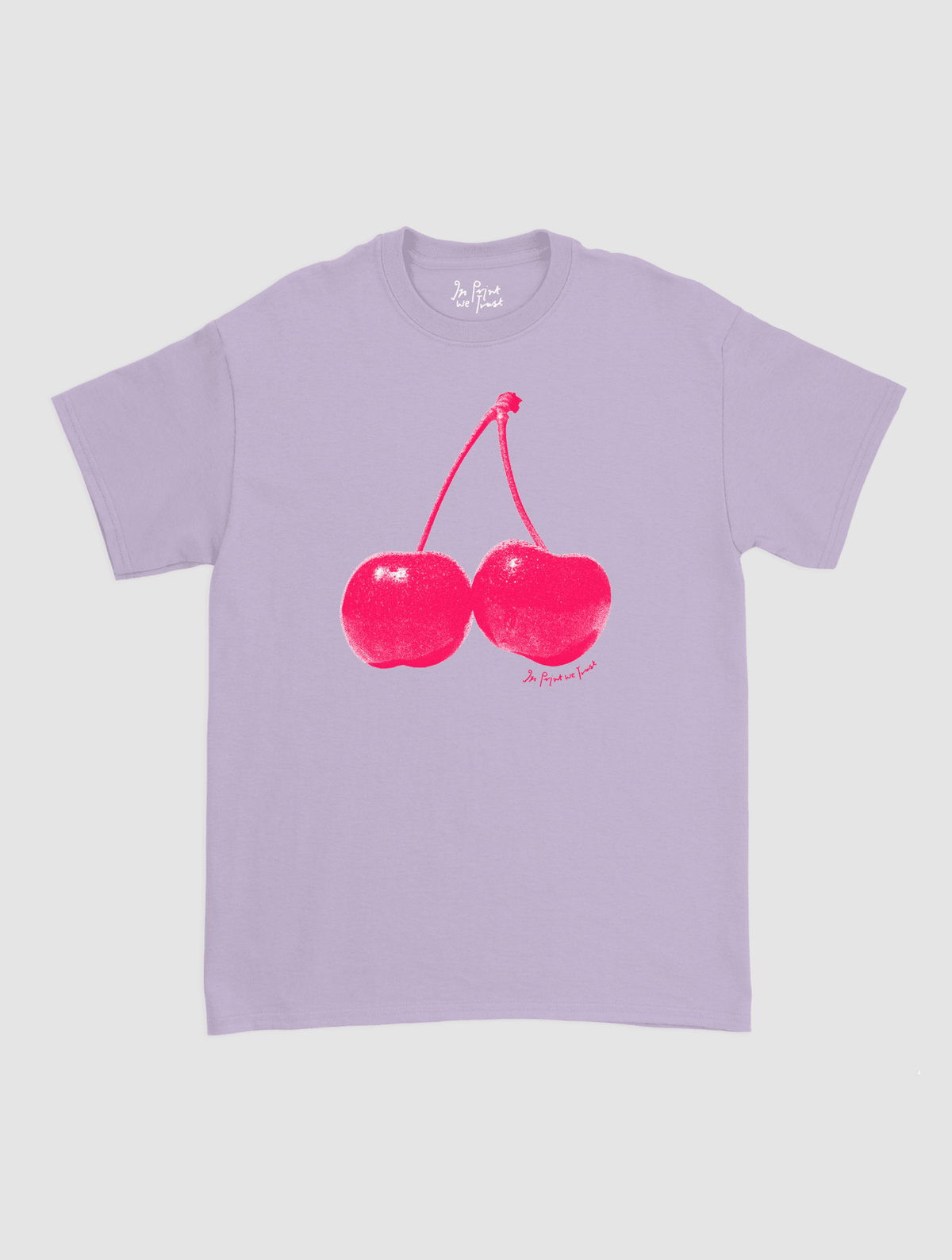 cherry classic tee - In Print We Trust