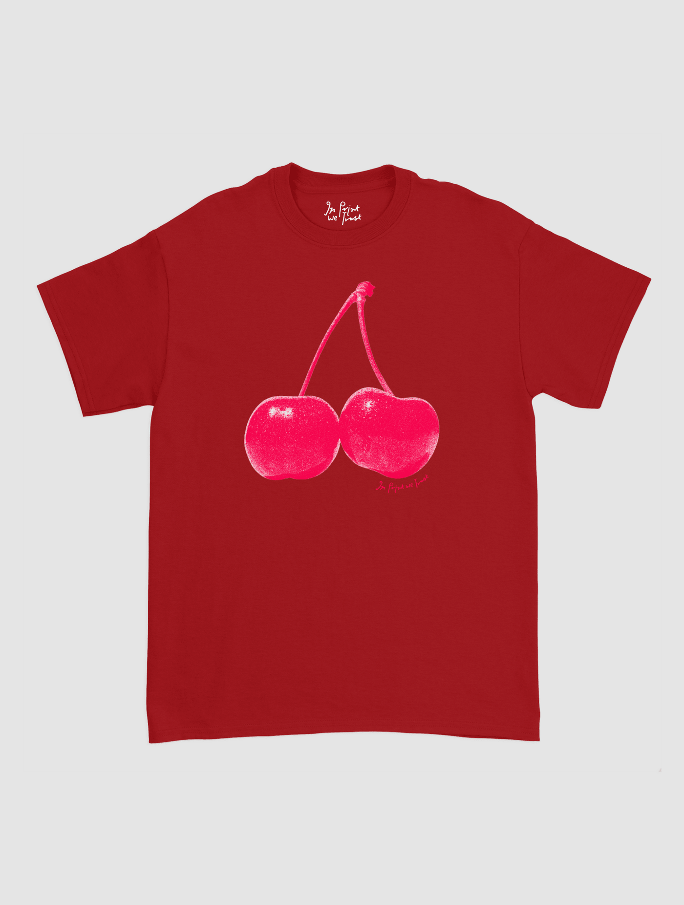 cherry classic tee - In Print We Trust