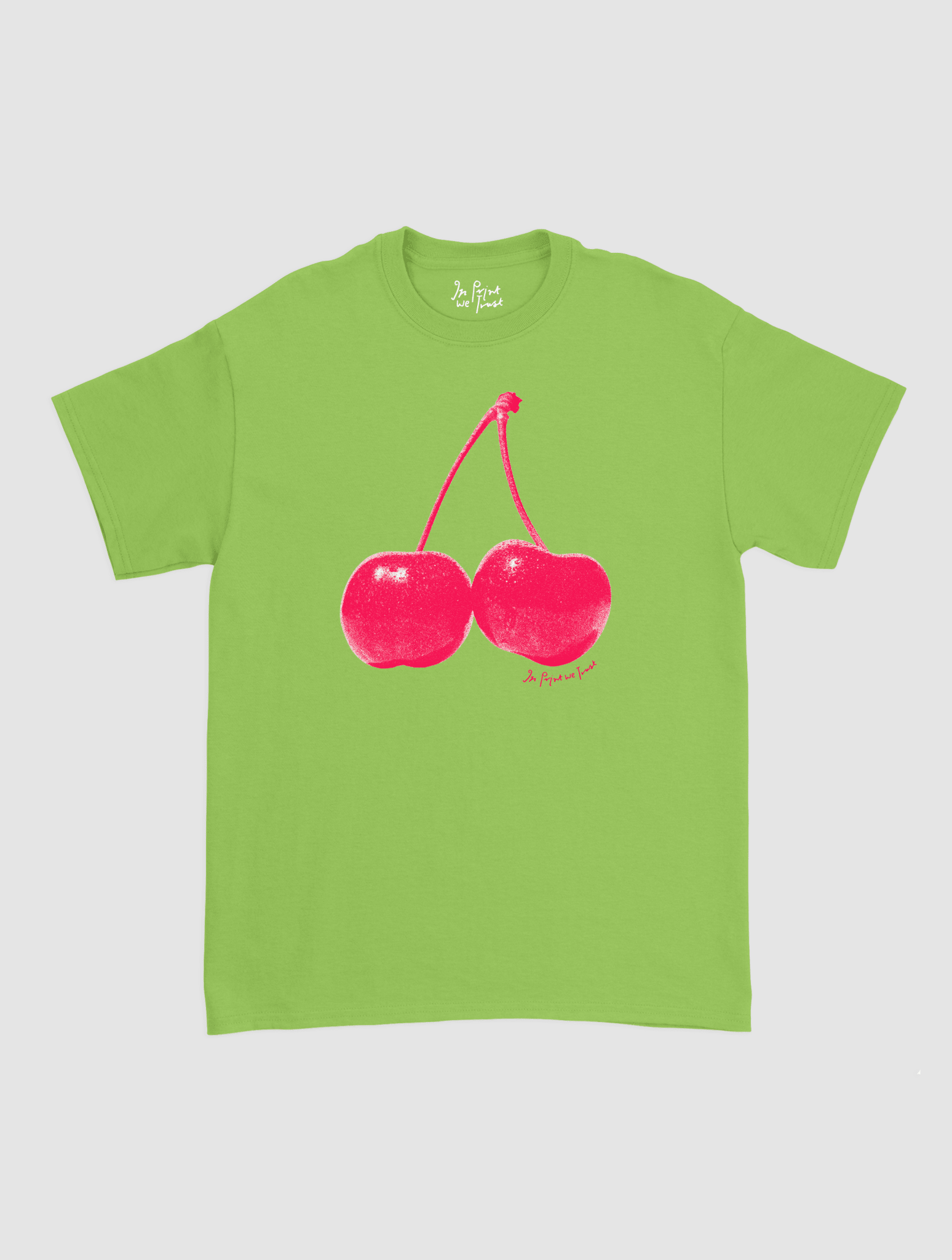cherry classic tee - In Print We Trust