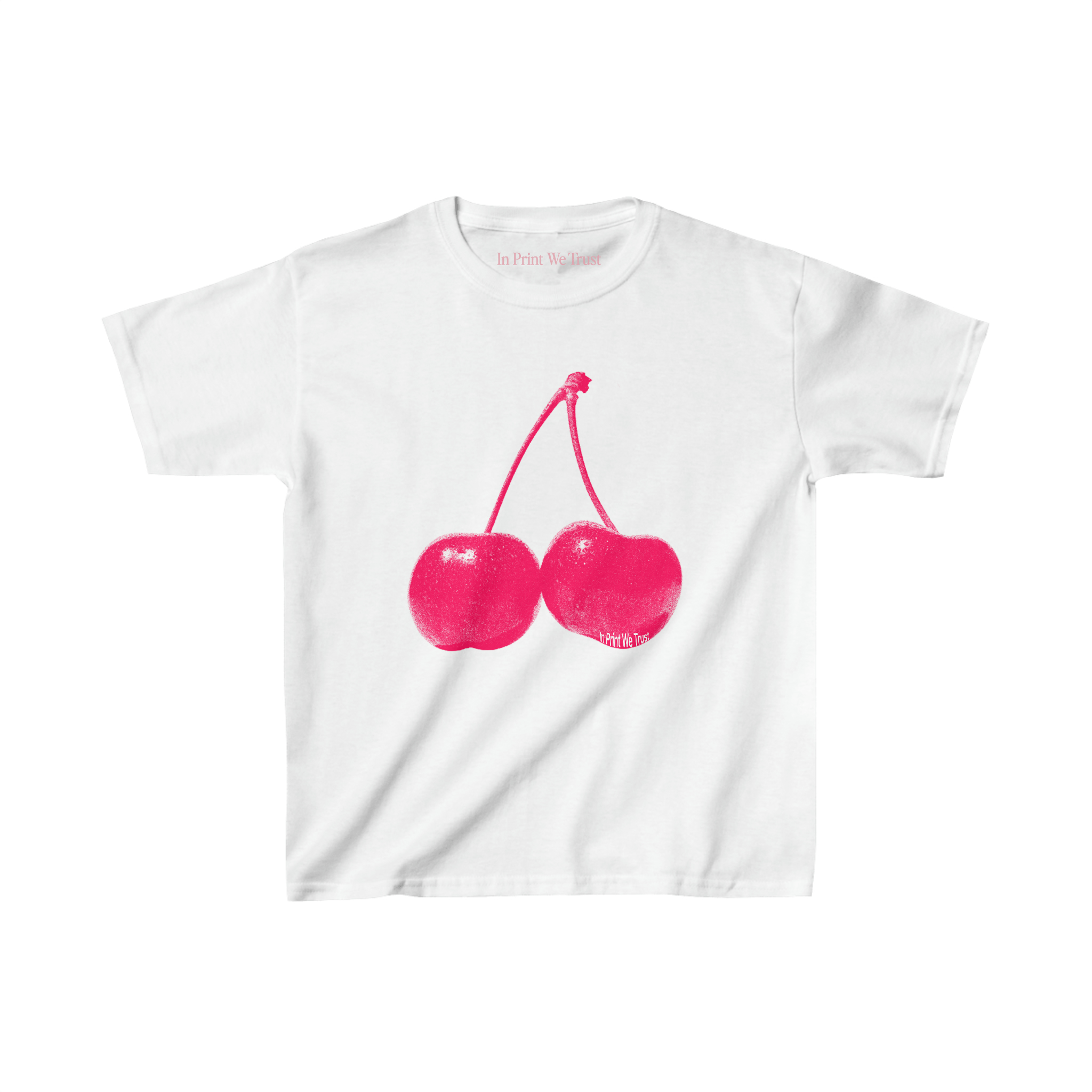 cherry essential baby tee - In Print We Trust