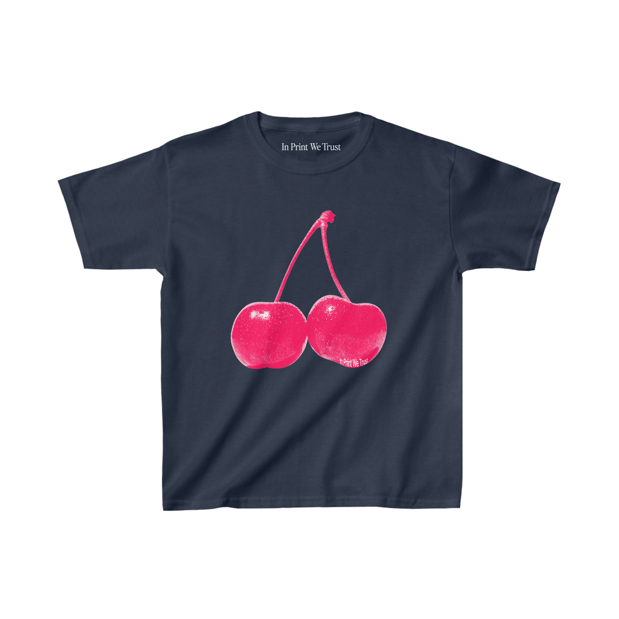 cherry essential baby tee - In Print We Trust