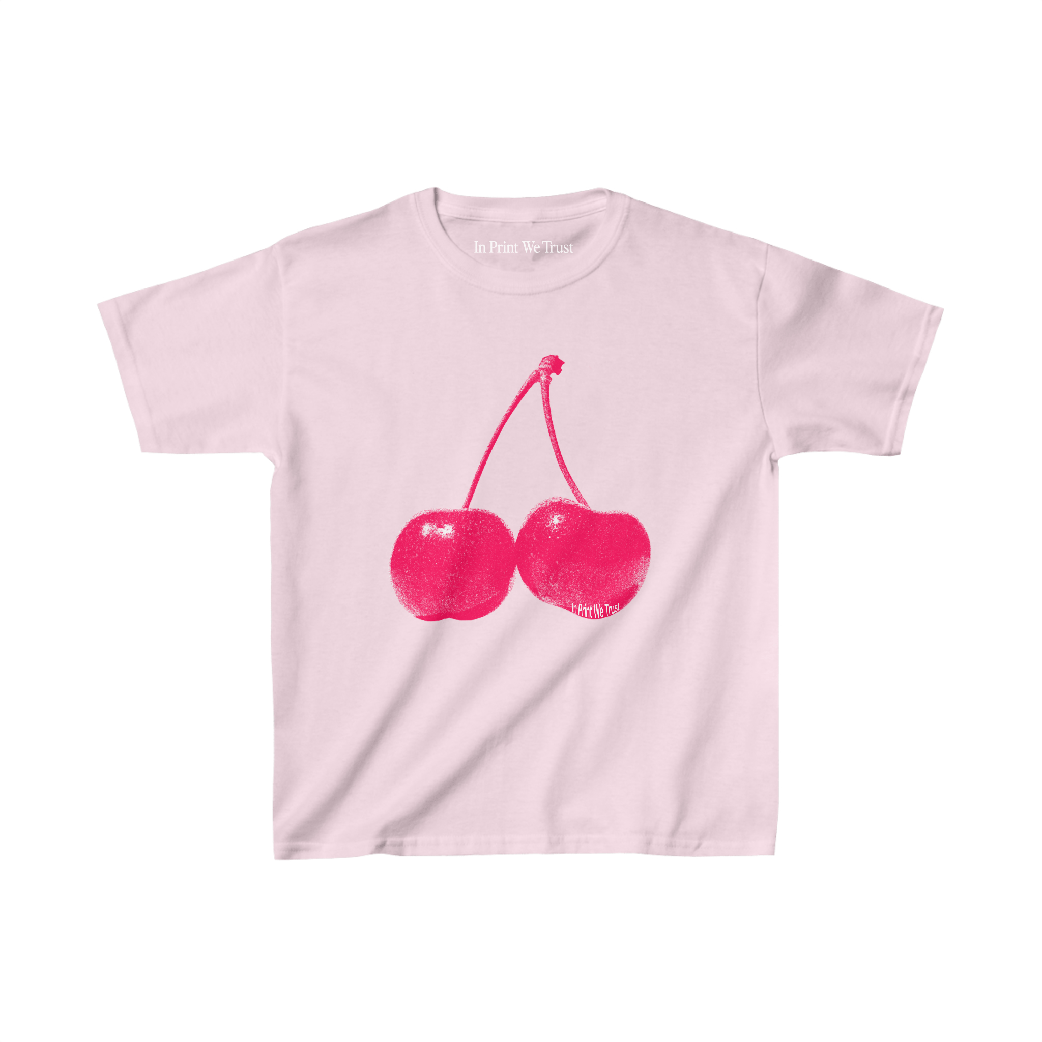 cherry essential baby tee - In Print We Trust