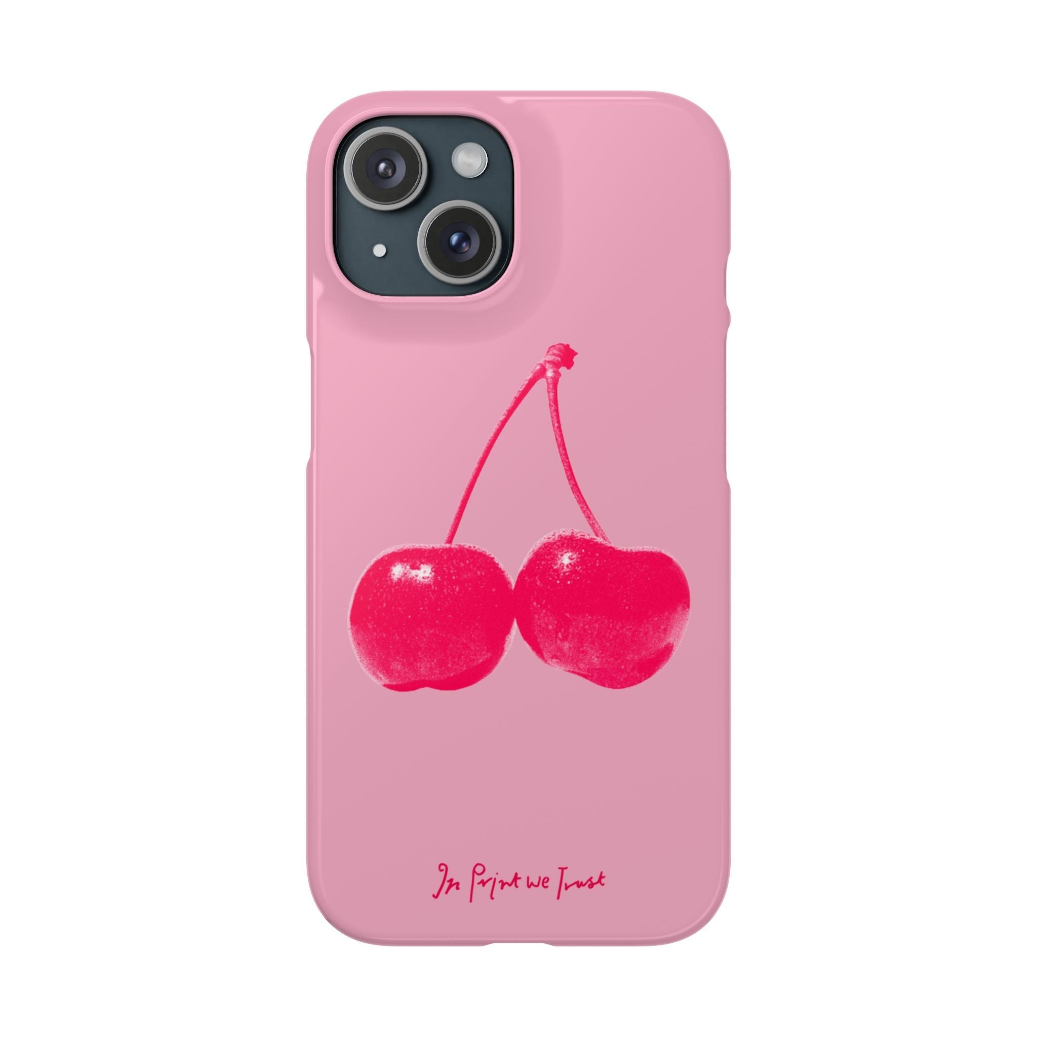 cherry iPhone case - In Print We Trust