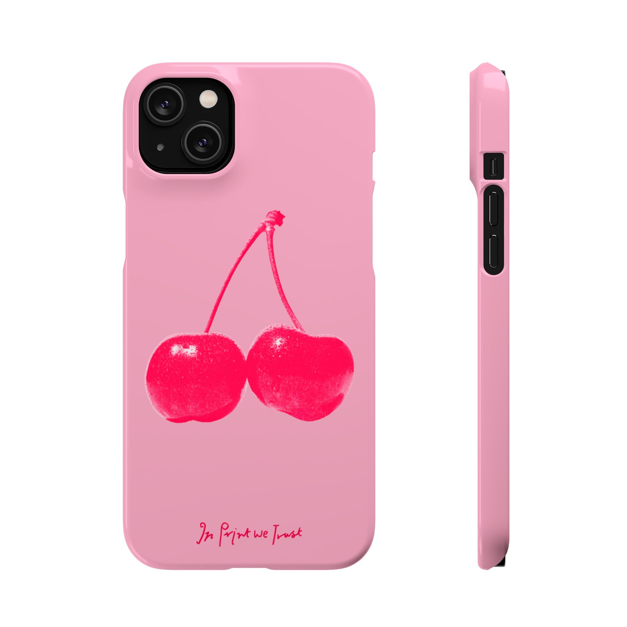 cherry iPhone case - In Print We Trust