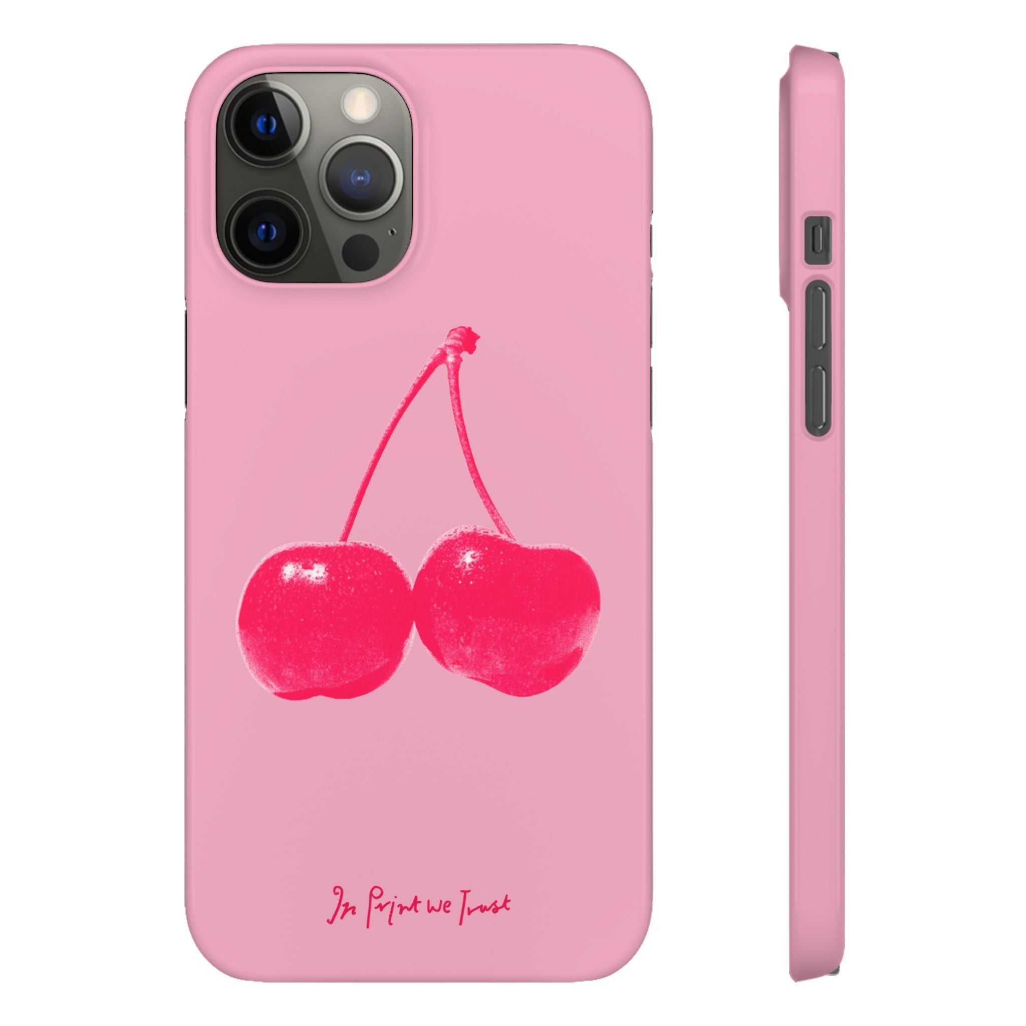 cherry iPhone case - In Print We Trust