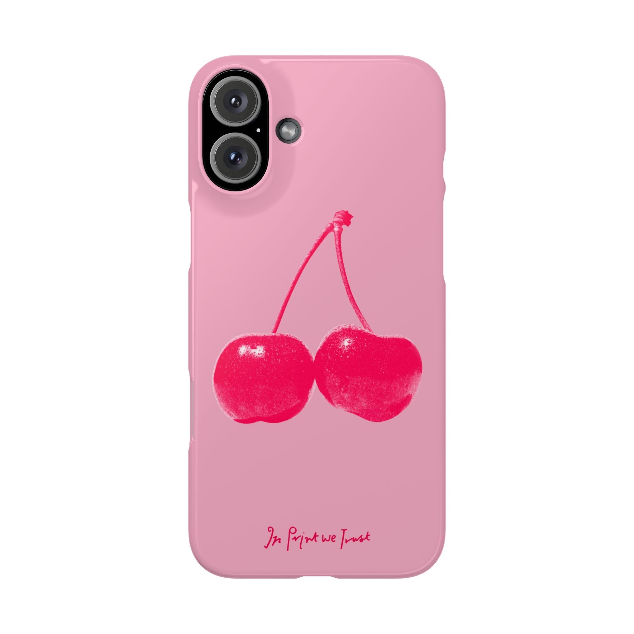 cherry iPhone case - In Print We Trust