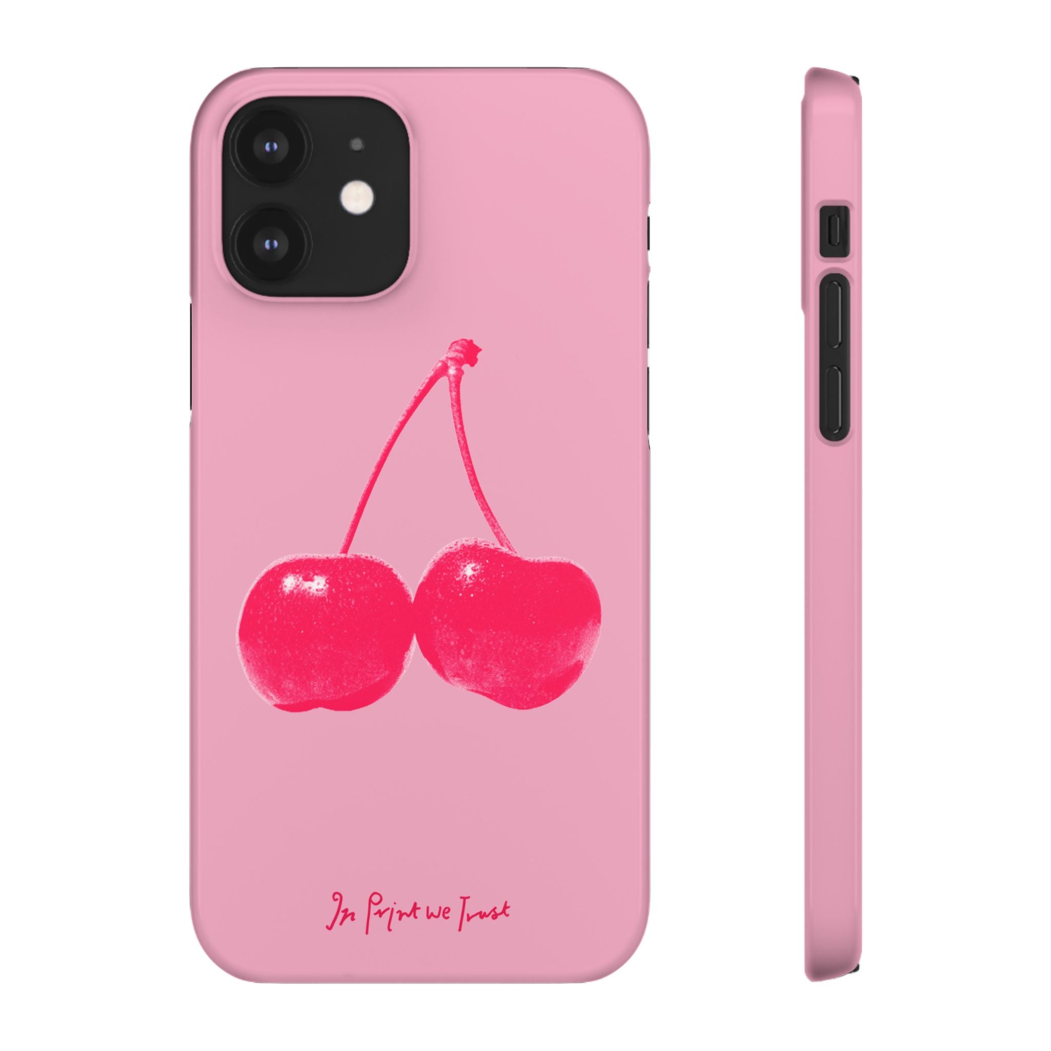 cherry iPhone case - In Print We Trust