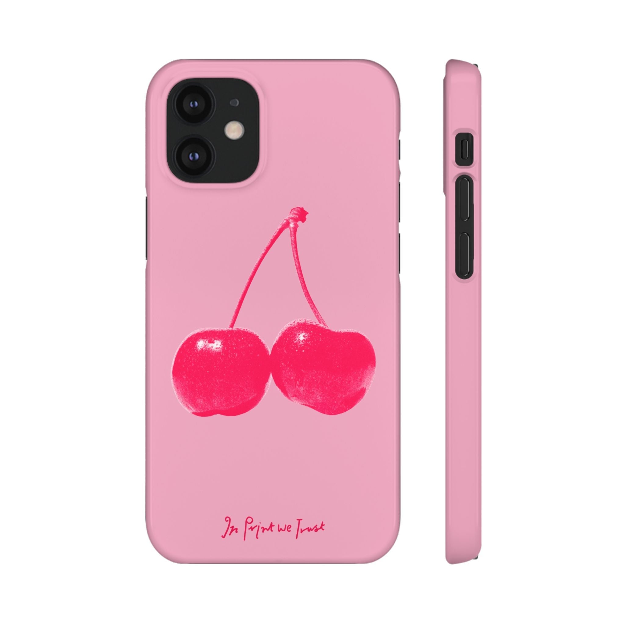 cherry iPhone case - In Print We Trust