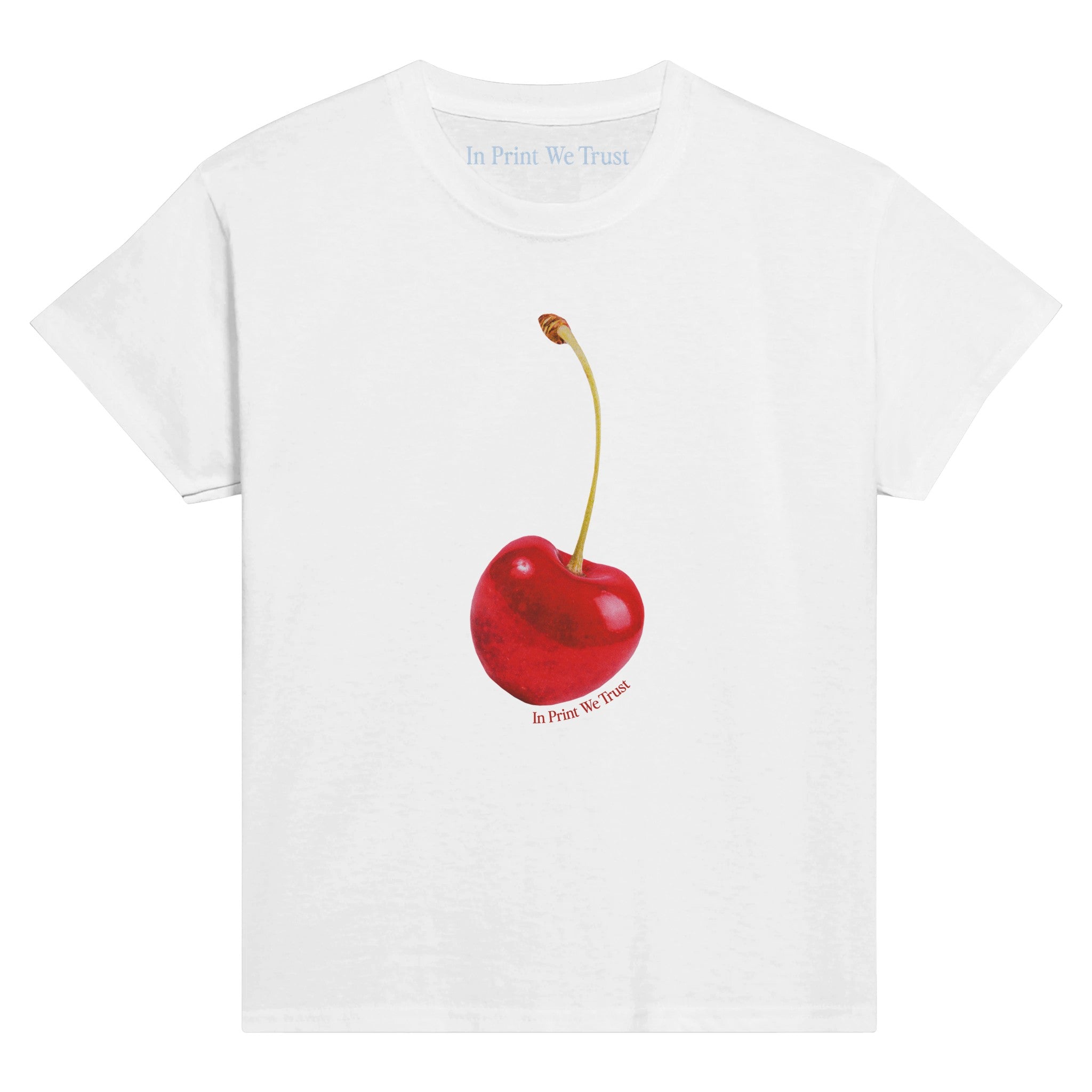 'Cherry On Top' baby tee - In Print We Trust