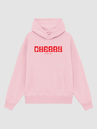 cherry pink hoodie - In Print We Trust