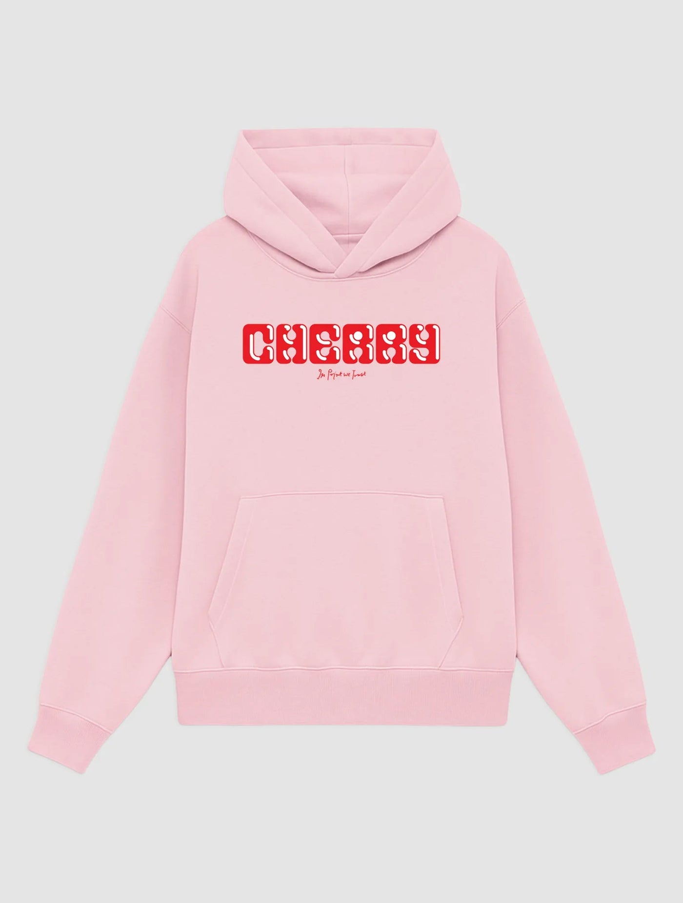 cherry pink hoodie - In Print We Trust