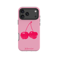 cherry tough iPhone case - In Print We Trust