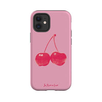 cherry tough iPhone case - In Print We Trust