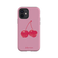 cherry tough iPhone case - In Print We Trust