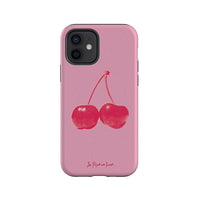 cherry tough iPhone case - In Print We Trust