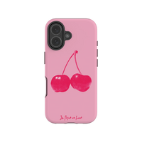cherry tough iPhone case - In Print We Trust