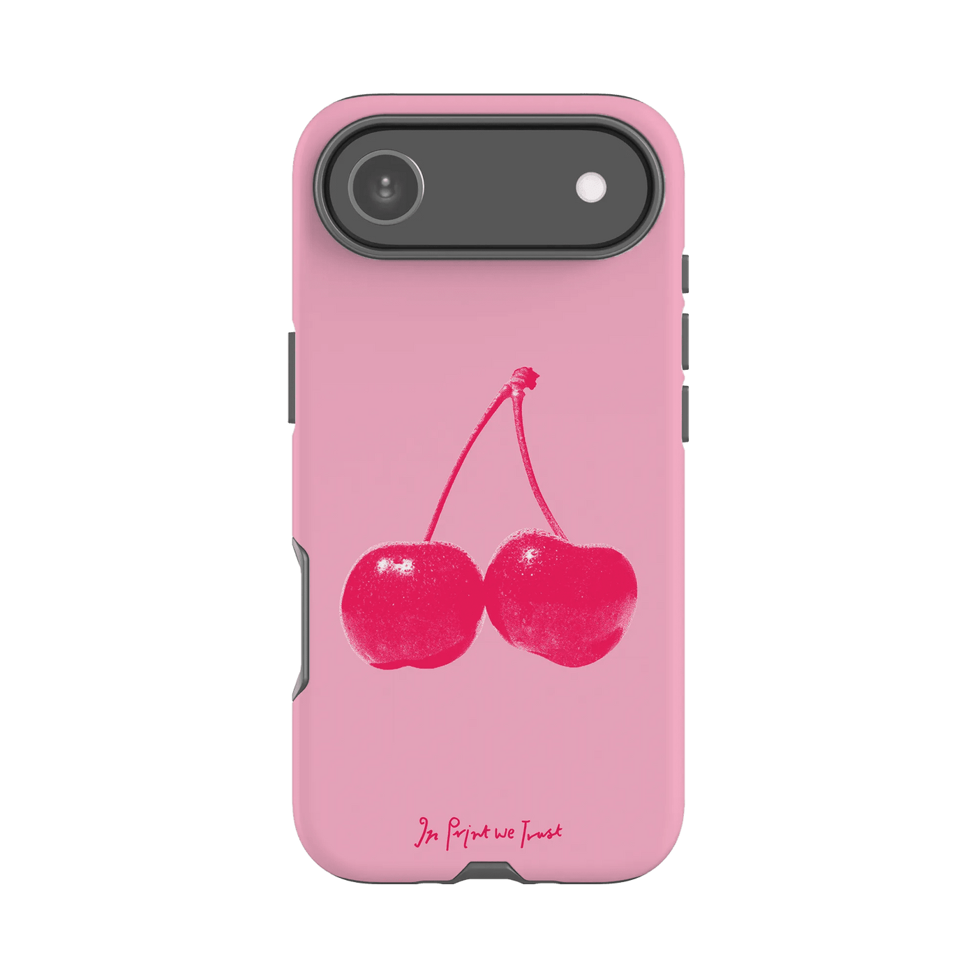 cherry tough iPhone case - In Print We Trust