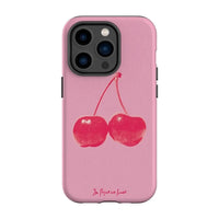 cherry tough iPhone case - In Print We Trust