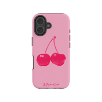 cherry tough iPhone case - In Print We Trust