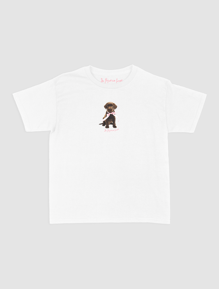 chocolate baby tee - In Print We Trust