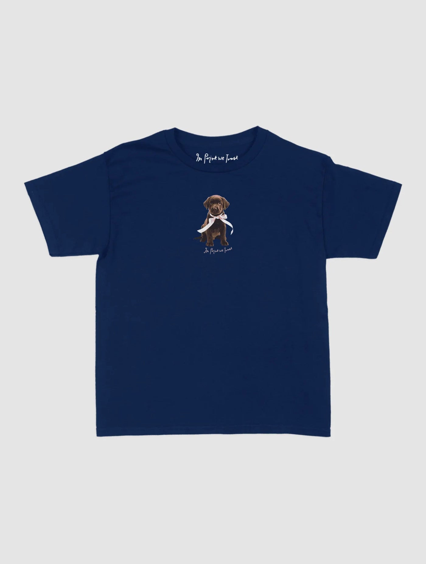 chocolate baby tee - In Print We Trust