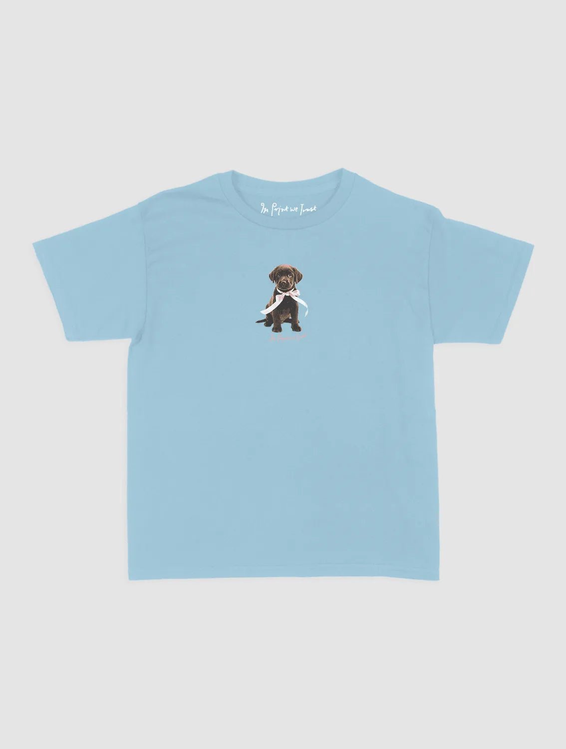 chocolate baby tee - In Print We Trust