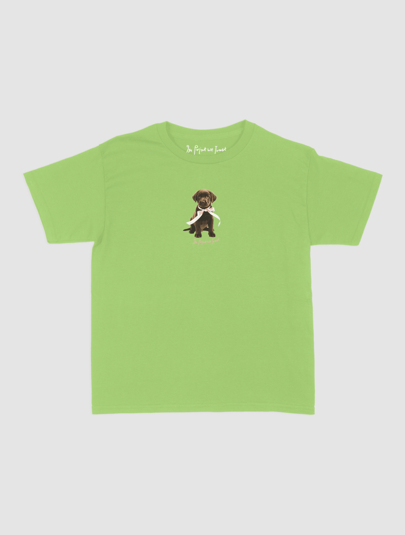 chocolate baby tee - In Print We Trust