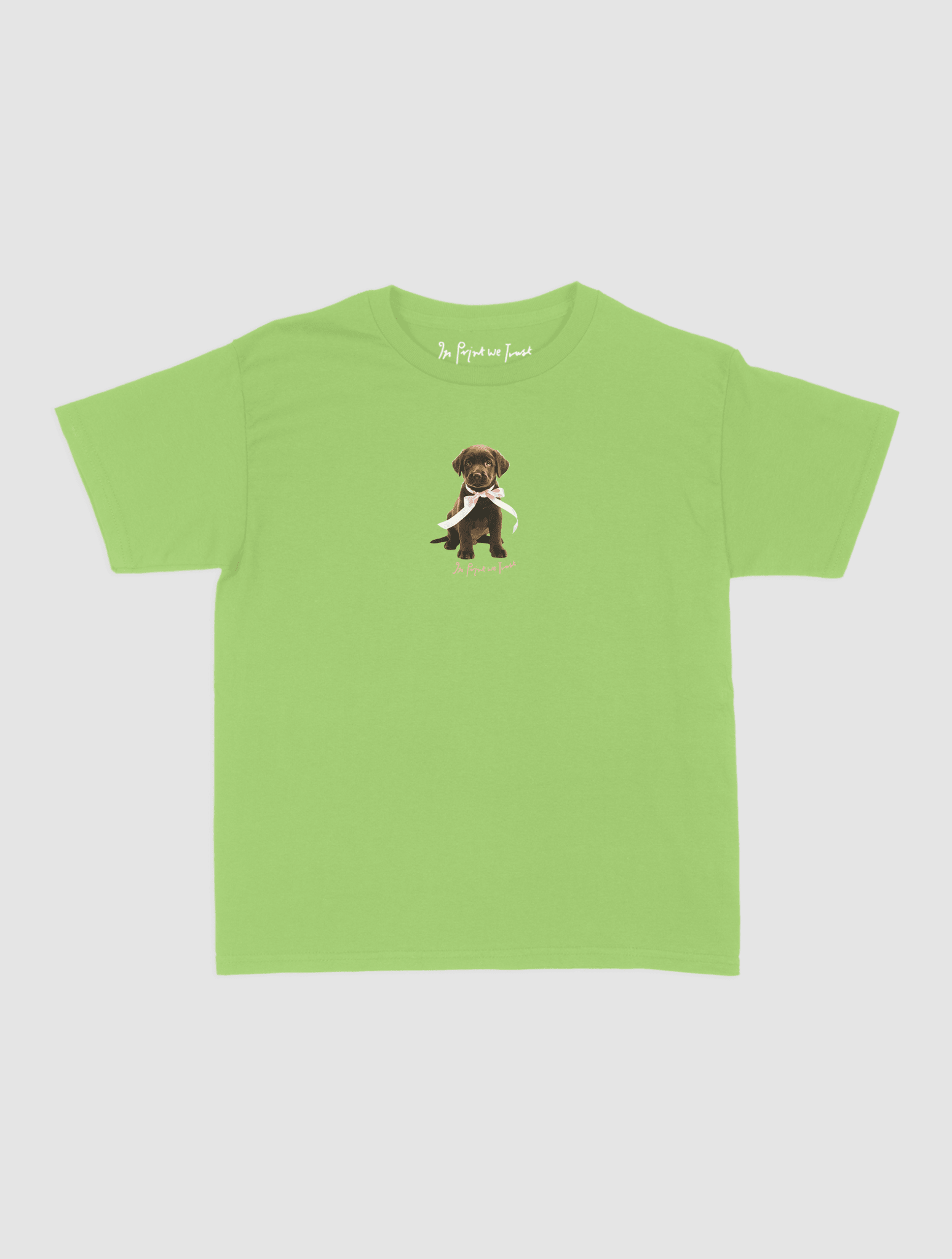 chocolate baby tee - In Print We Trust