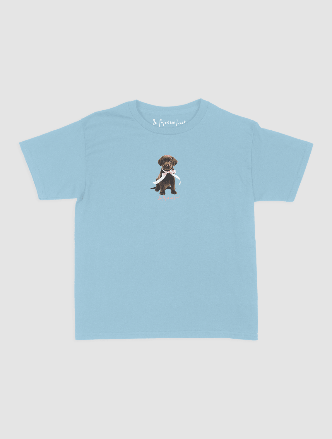 chocolate baby tee - In Print We Trust