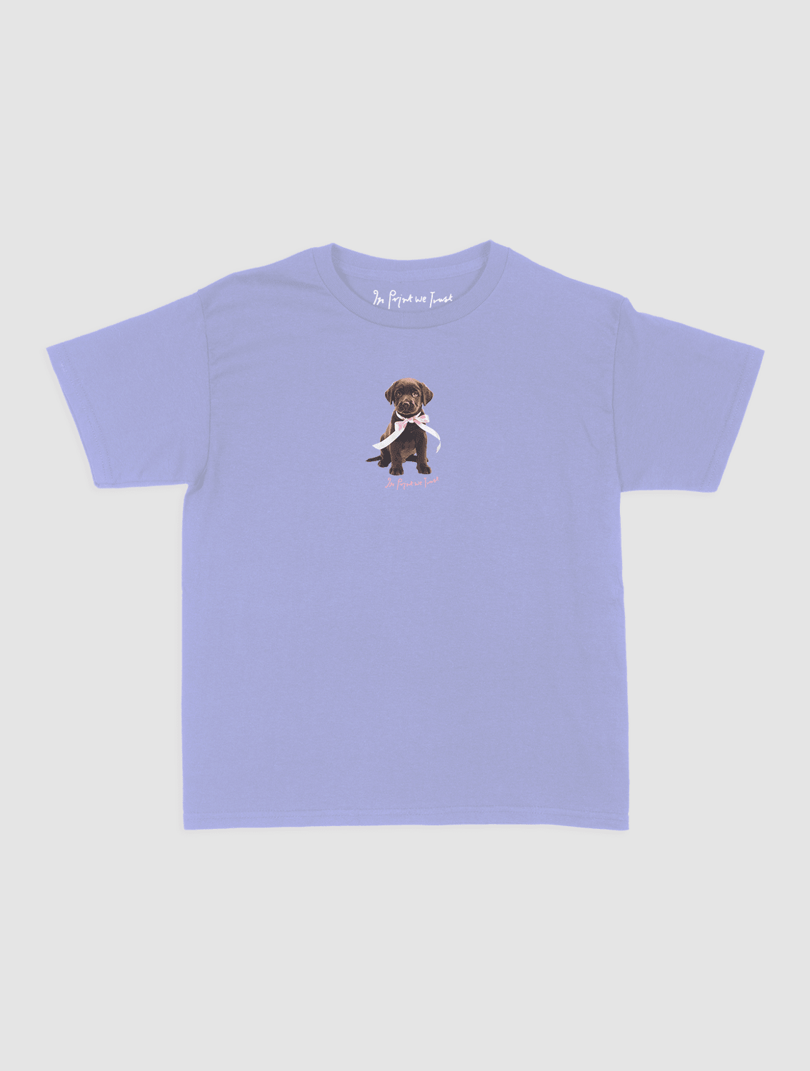 chocolate baby tee - In Print We Trust
