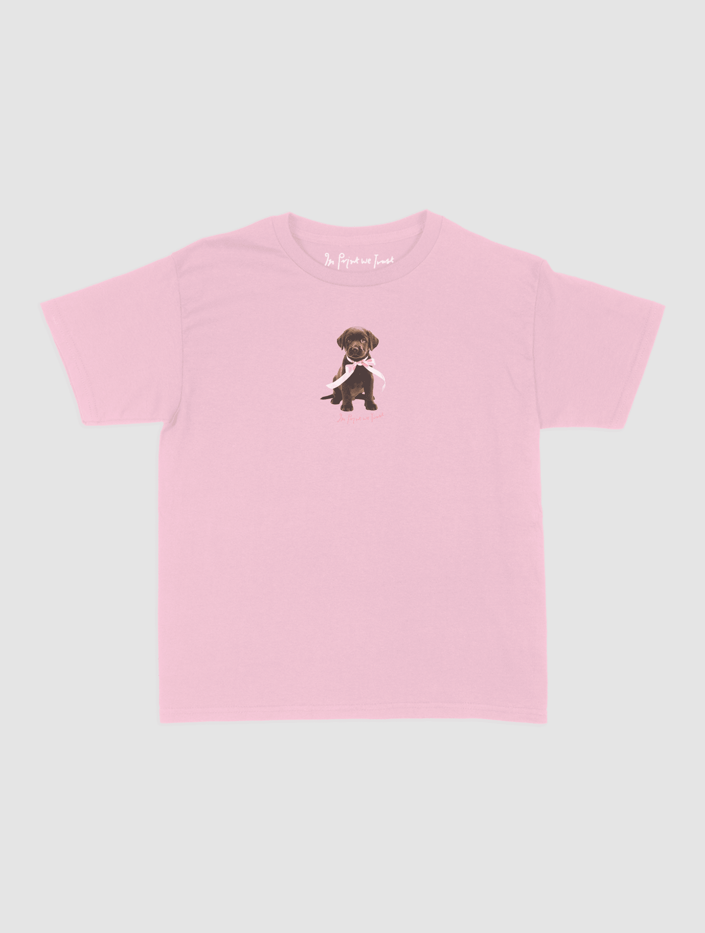 chocolate baby tee - In Print We Trust