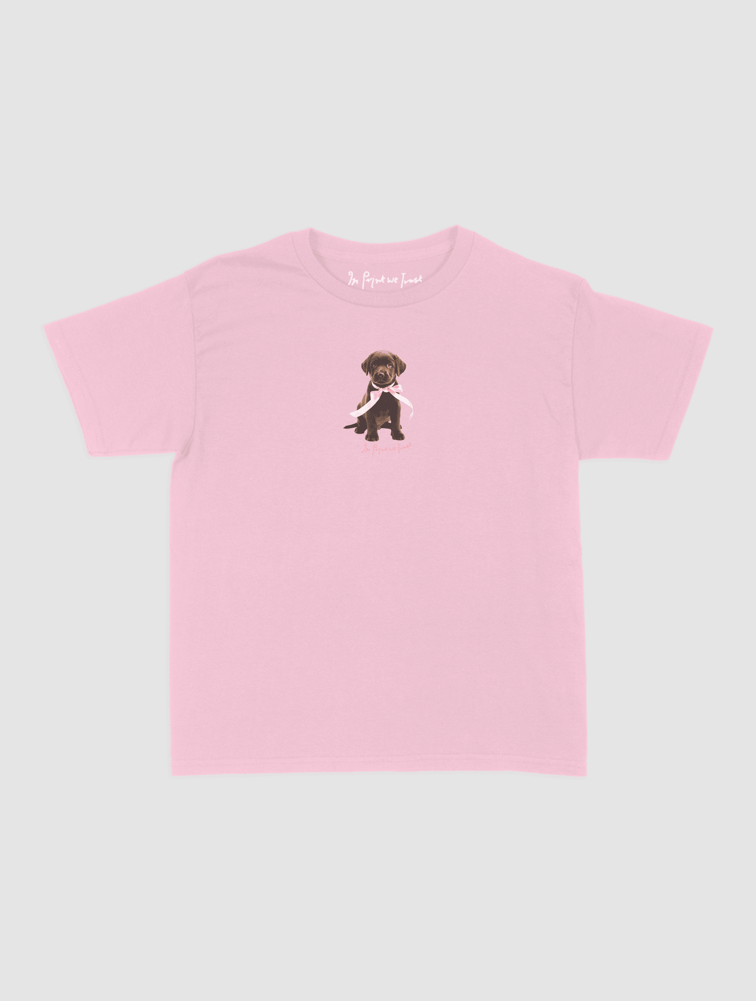chocolate baby tee - In Print We Trust
