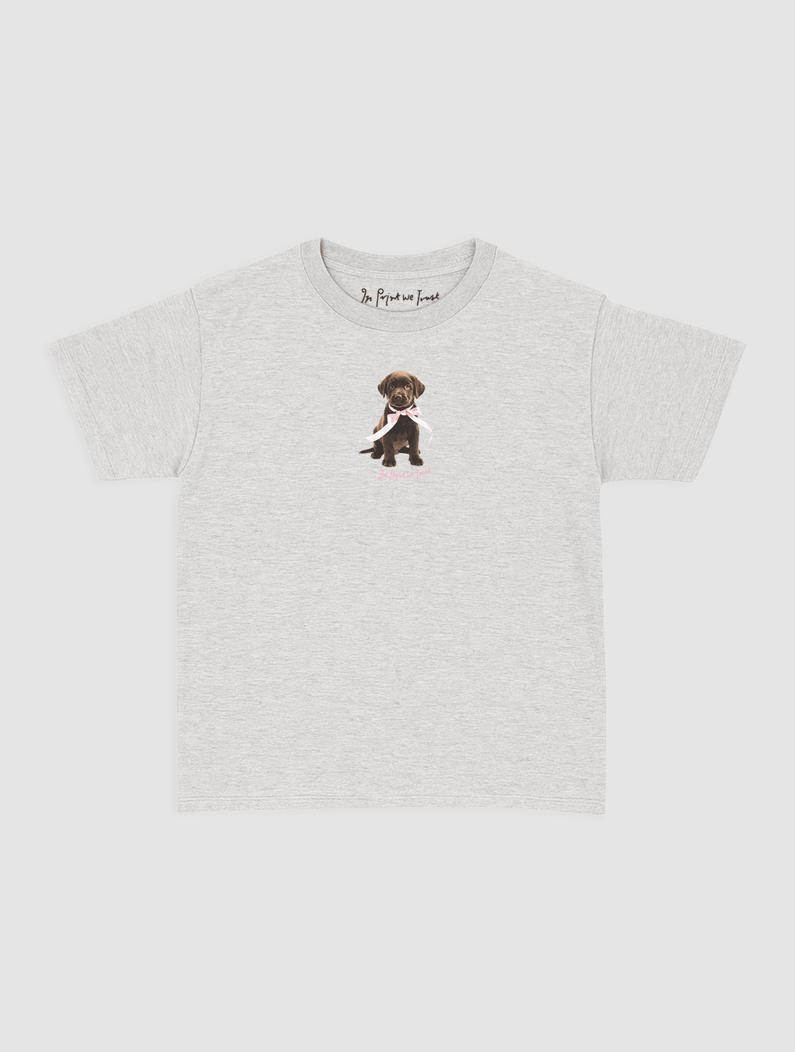 chocolate baby tee - In Print We Trust